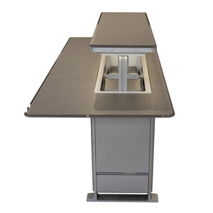 Forno Sandstone Smart Dining & Bar Table FBTFR7037-72 – Black – Smart Lift Tables FBTFR7037 72BLK Right Side 1 2026 03 03