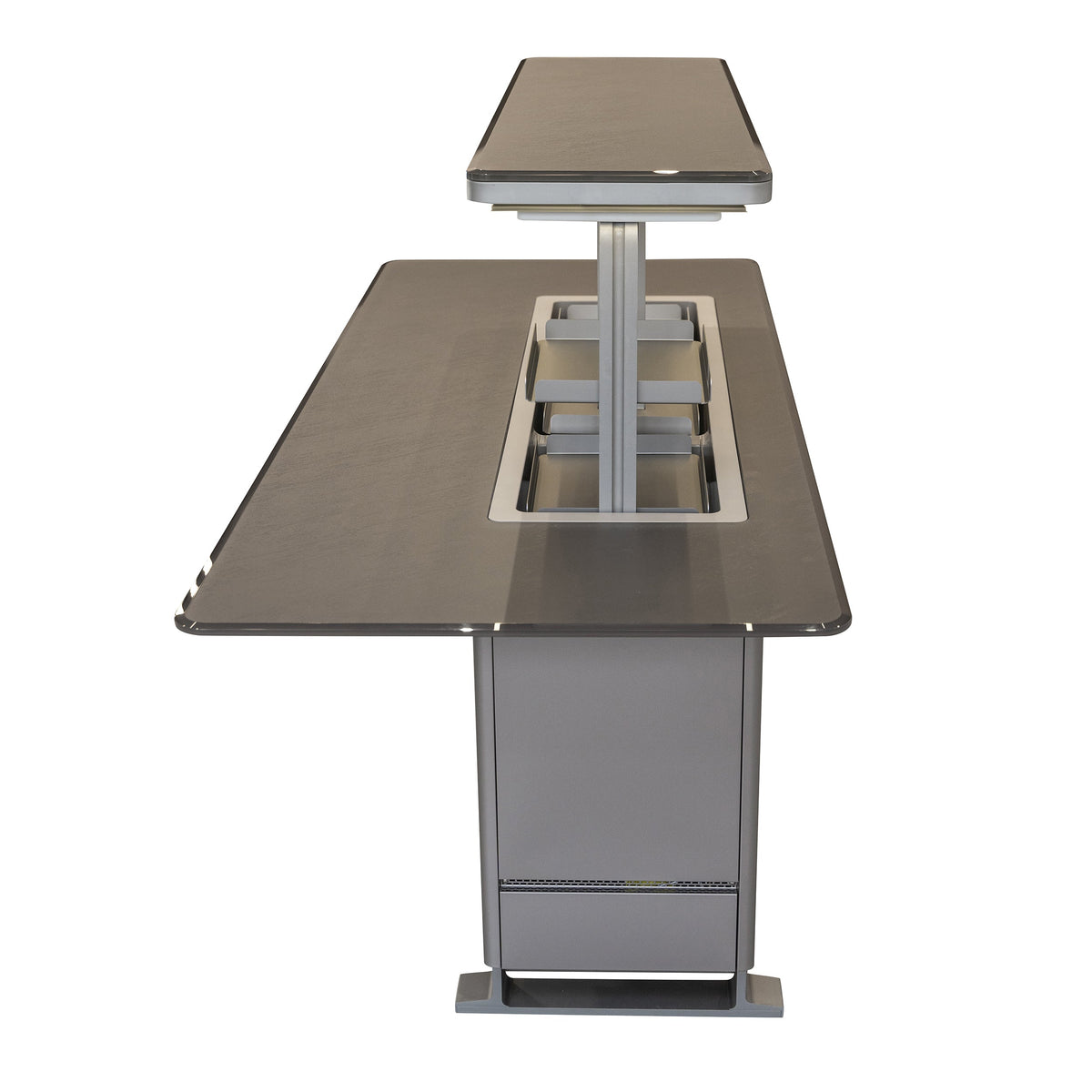 Forno Sandstone Smart Dining & Bar Table FBTFR7037-72 – Black – Smart Lift Tables FBTFR7037 72BLK Right Side 3 2026 03 03