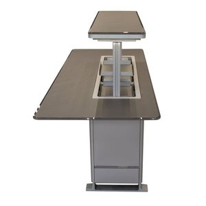 Forno Sandstone Smart Dining & Bar Table FBTFR7037-72 – Black – Smart Lift Tables FBTFR7037 72BLK Right Side 3 2026 03 03