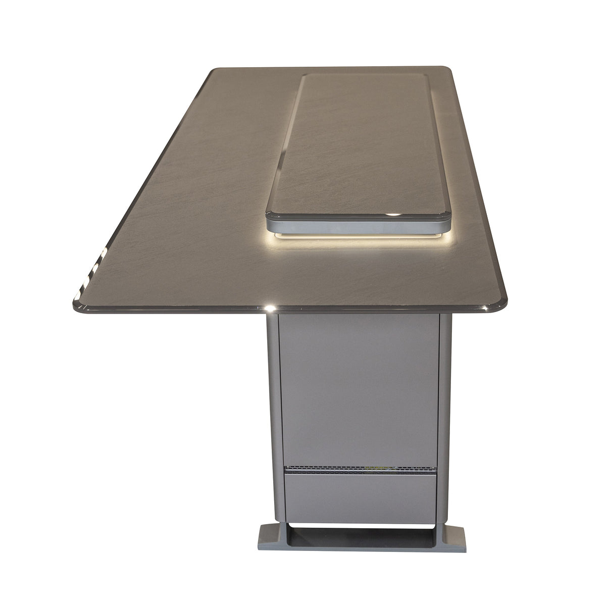 Forno Sandstone Smart Dining & Bar Table FBTFR7037-72 – Black – Smart Lift Tables FBTFR7037 72BLK Tabletop Lights On 2026 03 03
