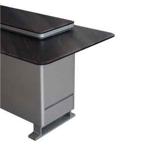 Forno Smart Dining Table FBTFR7037-72 – Gray – Smart Lift Tables FBTFR7037 72GRY Right Angle Close Up 2026 05 22