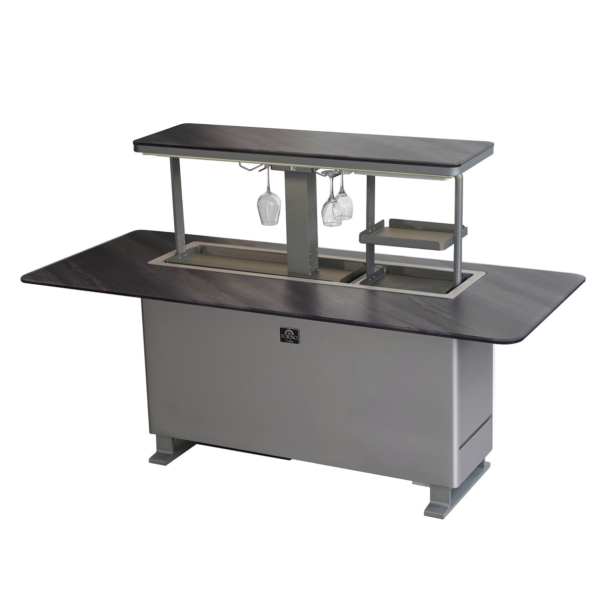Forno Smart Dining Table FBTFR7037-72 – Gray – Smart Lift Tables FBTFR7037 72GRY Right Angle Open 2 2026 05 21