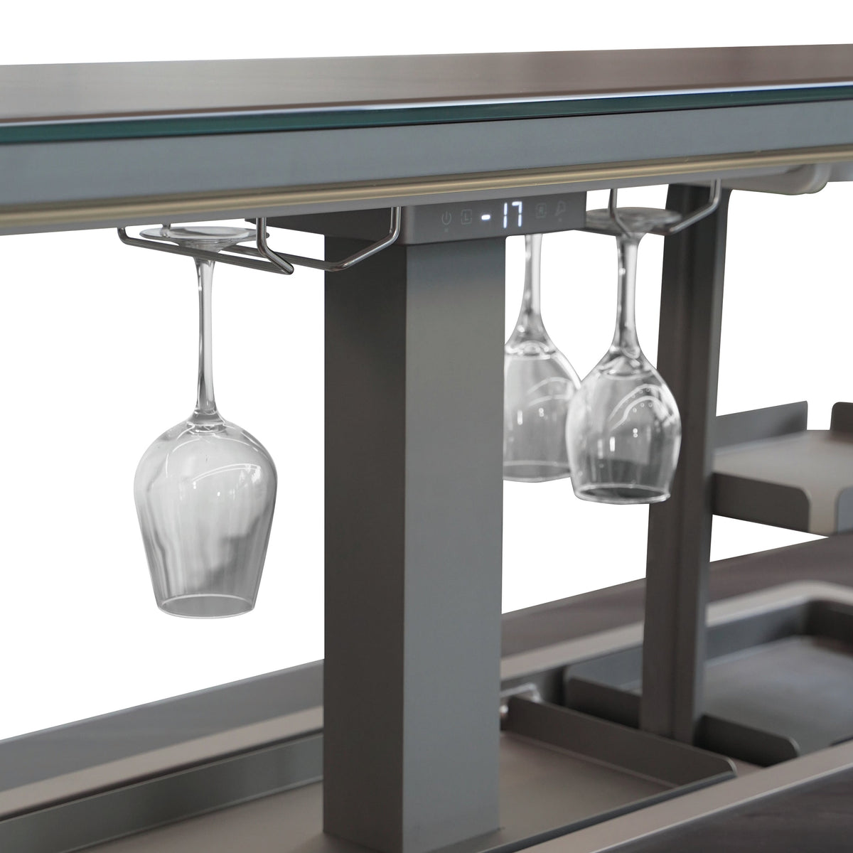 Forno Smart Dining Table FBTFR7037-72 – Gray – Smart Lift Tables FBTFR7037 72GRY Stemware 2026 05 21