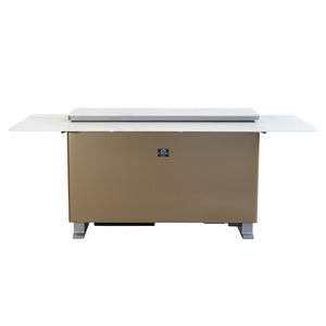 Forno Sandstone Smart Dining & Bar Table FBTFR7037-72 – White – Smart Lift Tables FBTFR7037 72WHT Front 1 2026 03 02