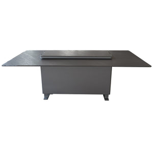 Forno Sandstone Smart Dining & Bar Table FDTFR7044-86 – Black – Smart Lift Tables FDTFR7044 86BLK Back 2026 03 03