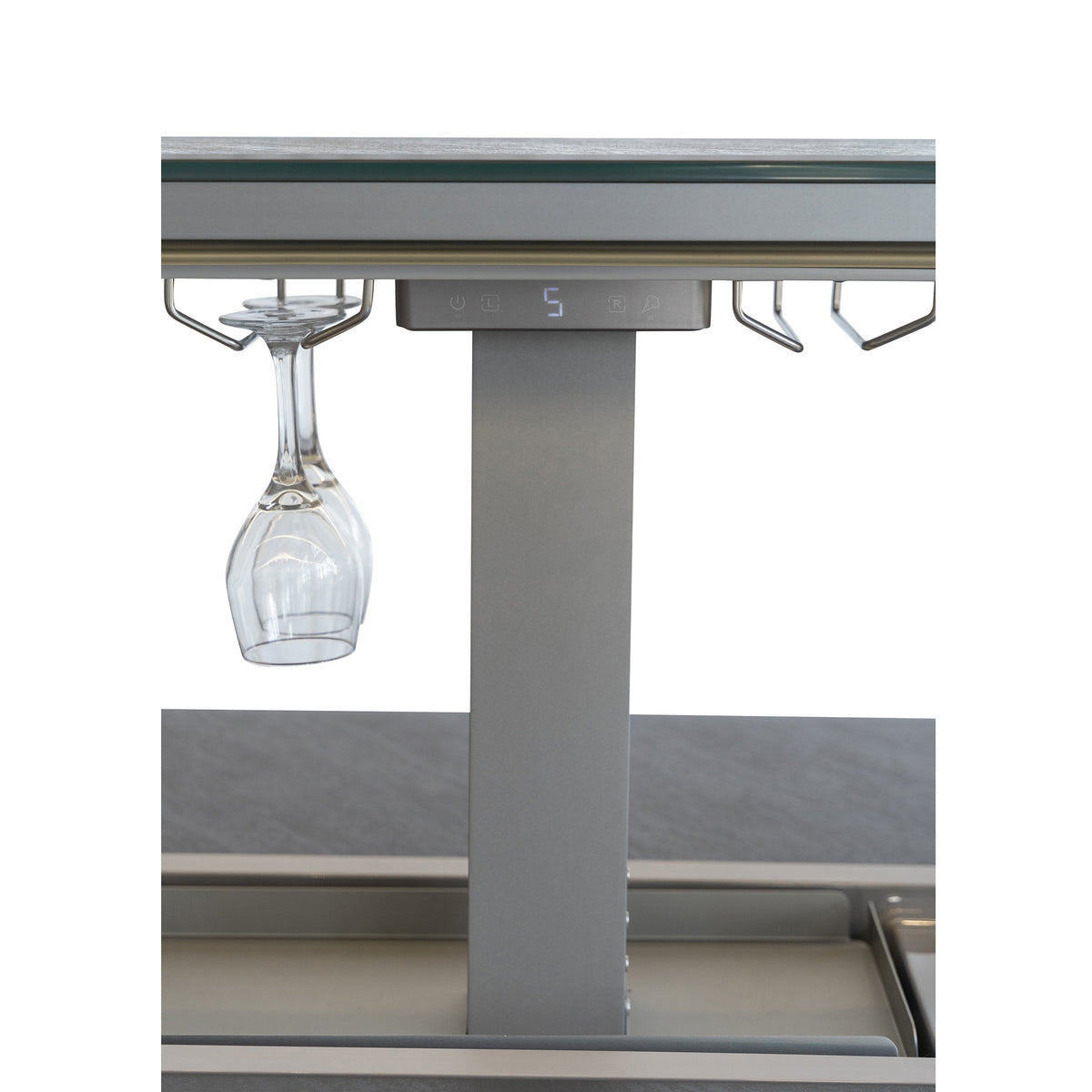 Forno Sandstone Smart Dining & Bar Table FDTFR7044-86 – Black – Smart Lift Tables FDTFR7044 86BLK Control Panel 2026 03 03
