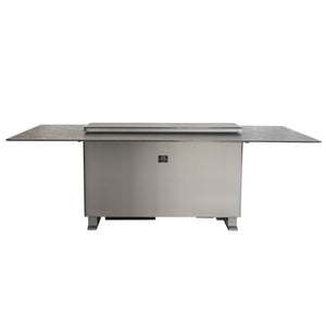 Forno Sandstone Smart Dining & Bar Table FDTFR7044-86 – Black – Smart Lift Tables FDTFR7044 86BLK Front 2026 03 03