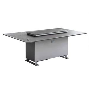 Forno Sandstone Smart Dining & Bar Table FDTFR7044-86 – Black – Smart Lift Tables FDTFR7044 86BLK Left Top Angle 2026 03 03