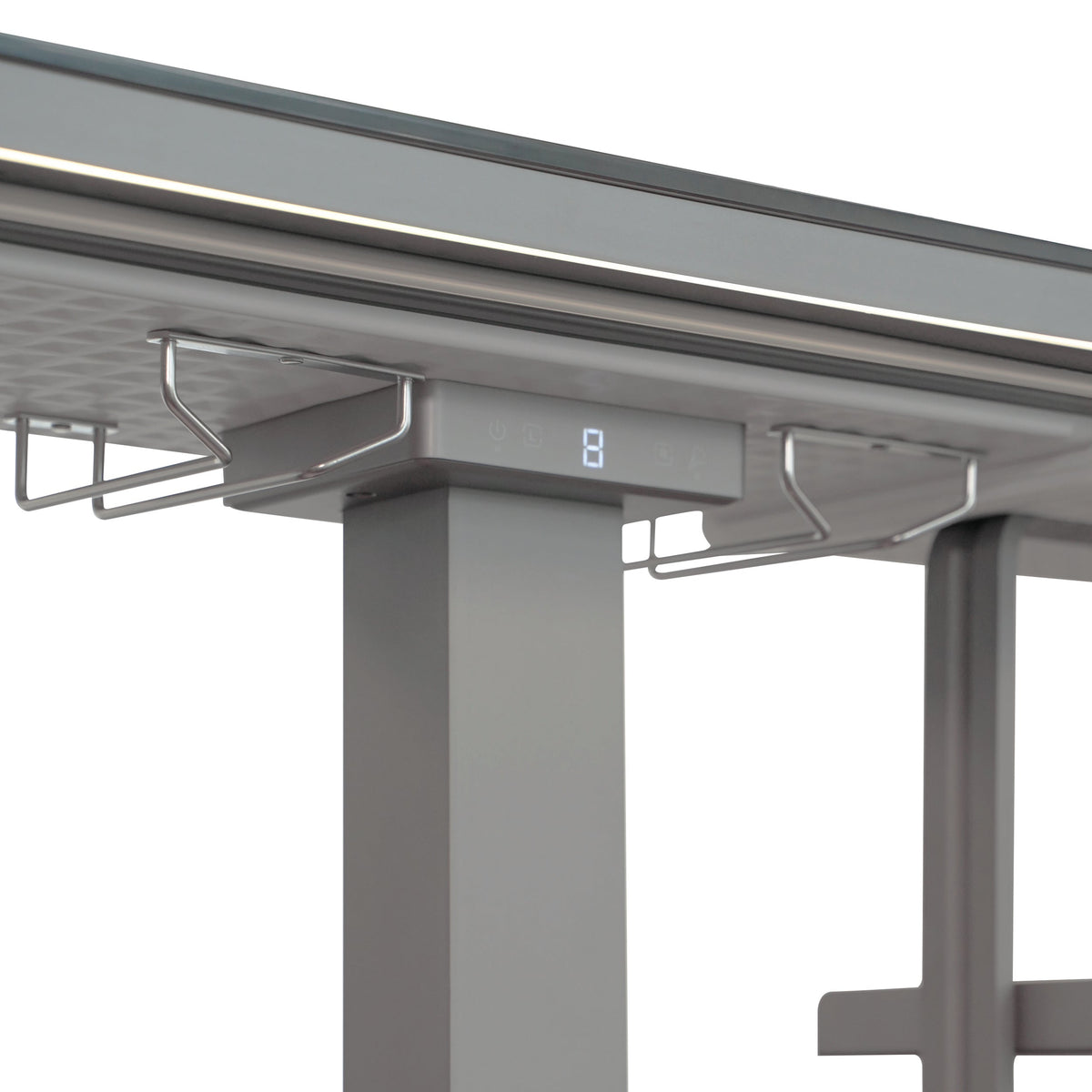 Forno Smart Dining Table FDTFR7044-86 – Gray – Smart Lift Tables FDTFR7044 86GRY Control Panel 2 2026 05 25