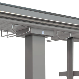 Forno Smart Dining Table FDTFR7044-86 – Gray – Smart Lift Tables FDTFR7044 86GRY Control Panel 2 2026 05 25
