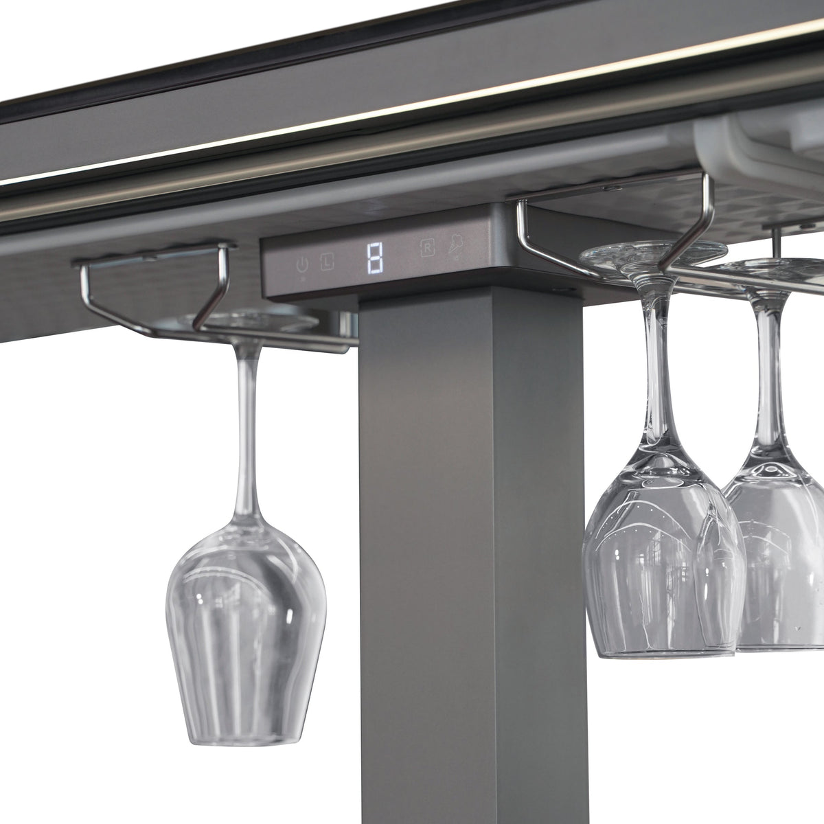 Forno Smart Dining Table FDTFR7044-86 – Gray – Smart Lift Tables FDTFR7044 86GRY Control Panel 2026 05 25