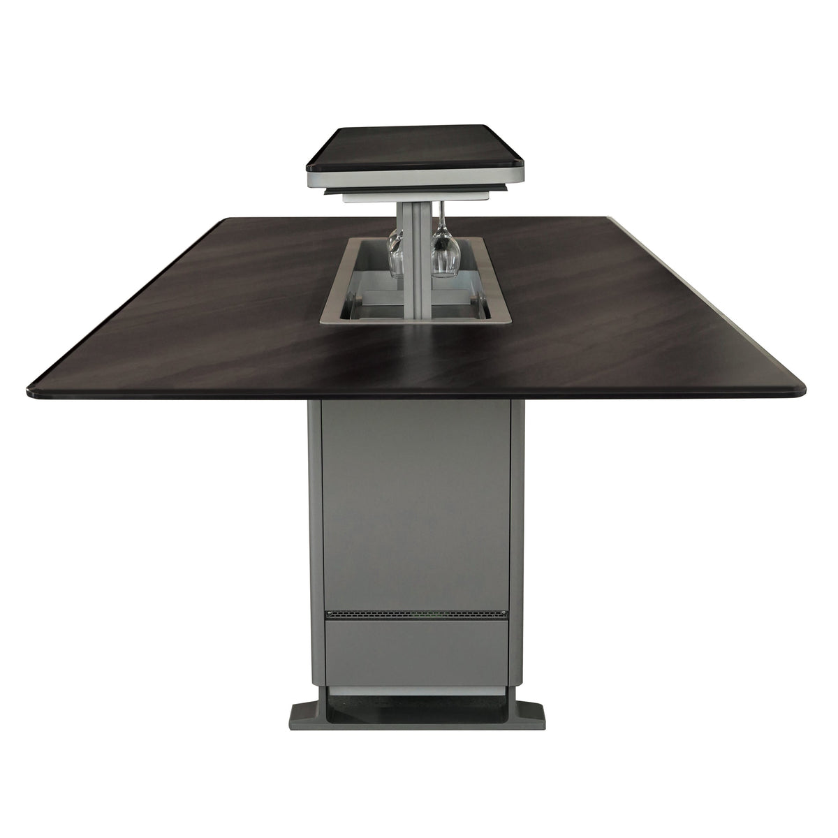 Forno Smart Dining Table FDTFR7044-86 – Gray – Smart Lift Tables FDTFR7044 86GRY Right side Open 2026 05 25