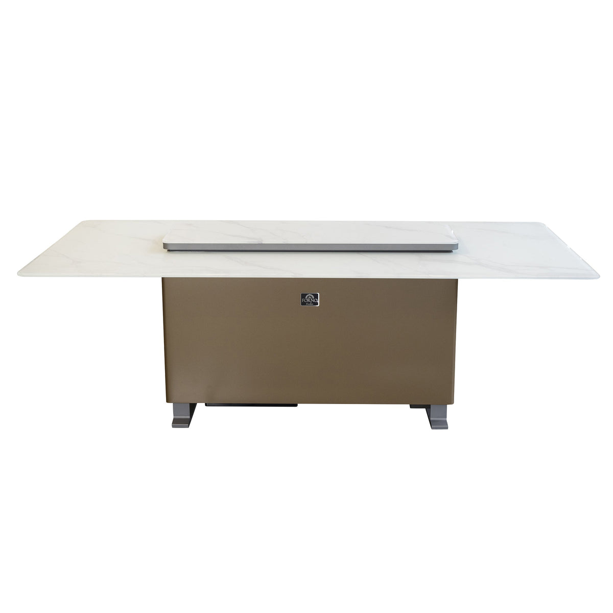 Forno Sandstone Smart Dining & Bar Table FDTFR7044-86 – White – Smart Lift Tables FDTFR7044 86WHT Front 2026 03 02
