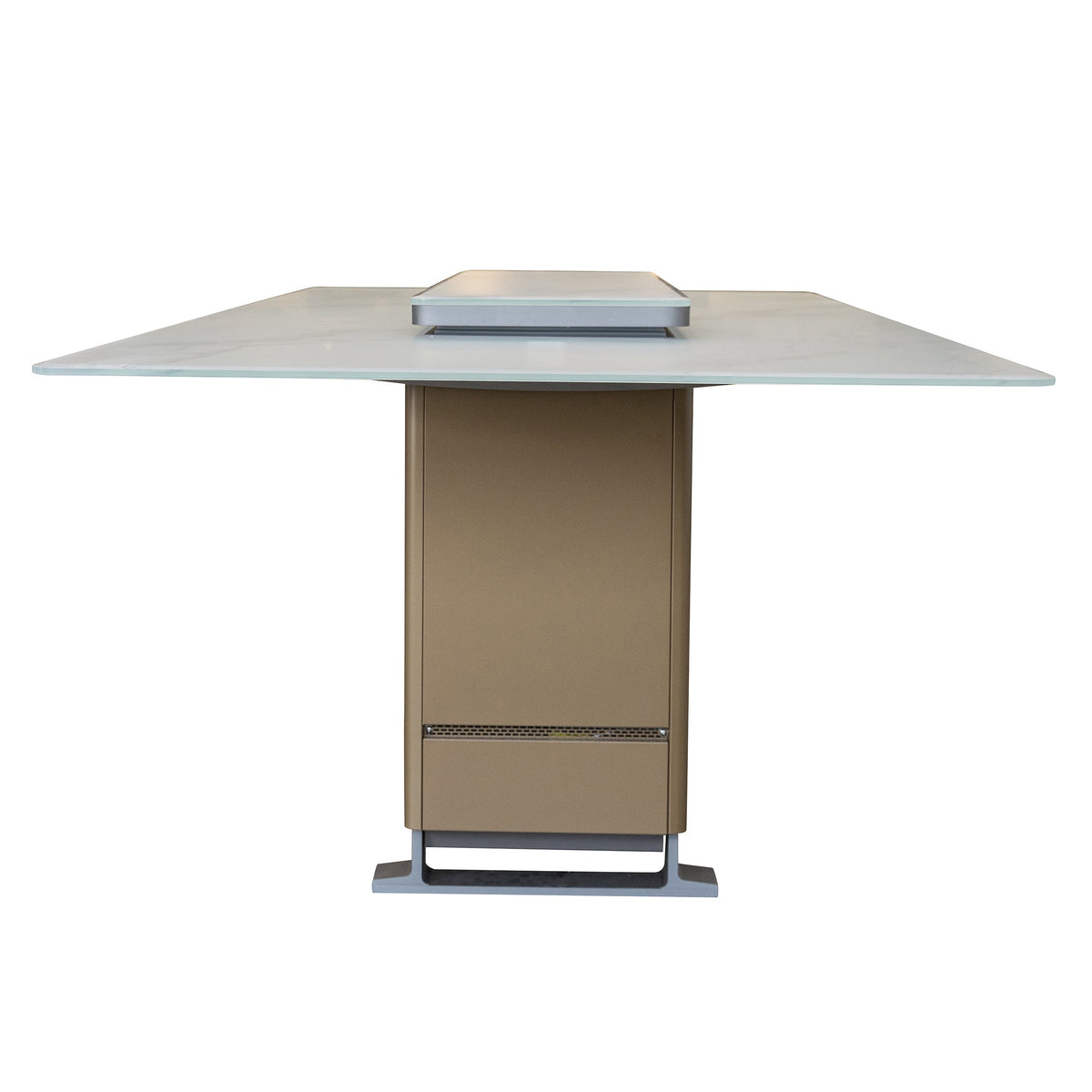 Forno Sandstone Smart Dining & Bar Table FDTFR7044-86 – White – Smart Lift Tables FDTFR7044 86WHT Right Side 2026 03 02