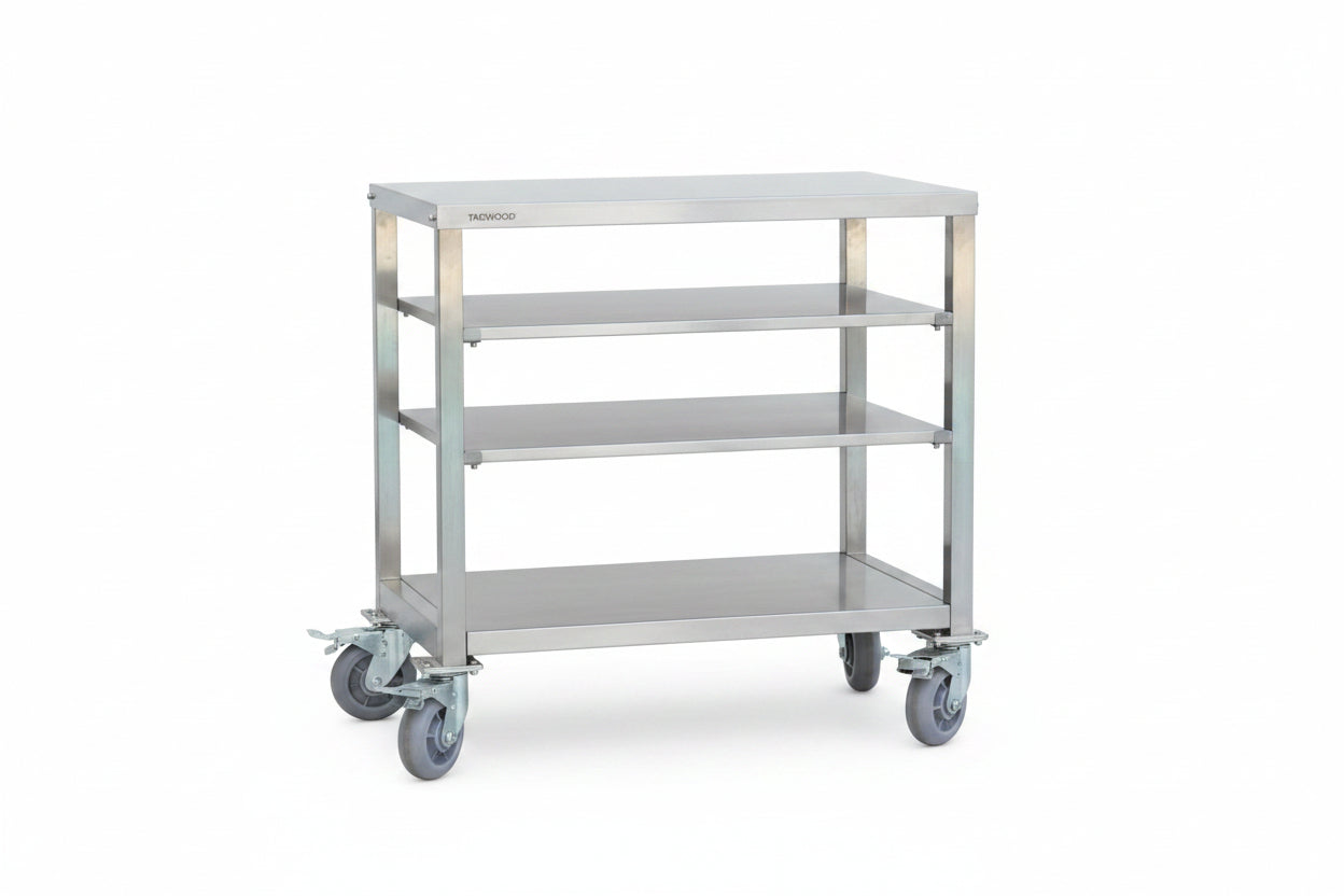Tagwood BBQ BBQ10SS PRO working table in 304 stainless steel for outdoor grilling setups
