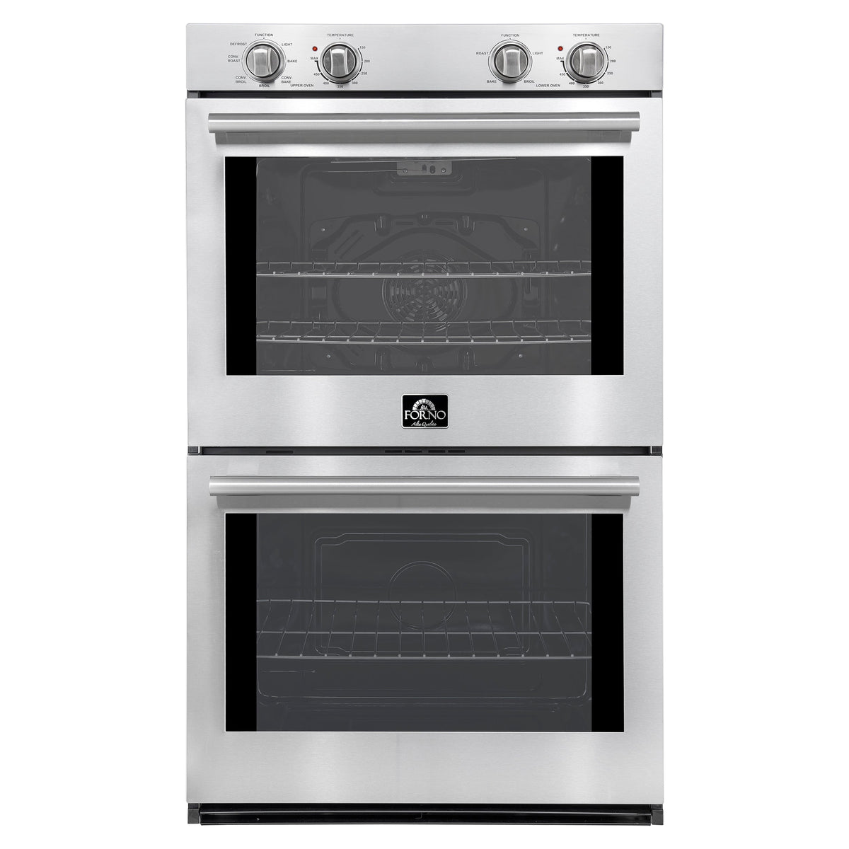 Forno Vomero 30-Inch Double Wall Oven FBOEL1324-30 – Stainless Steel – Wall Oven FBOEL1324 30 Front 2026 06 05