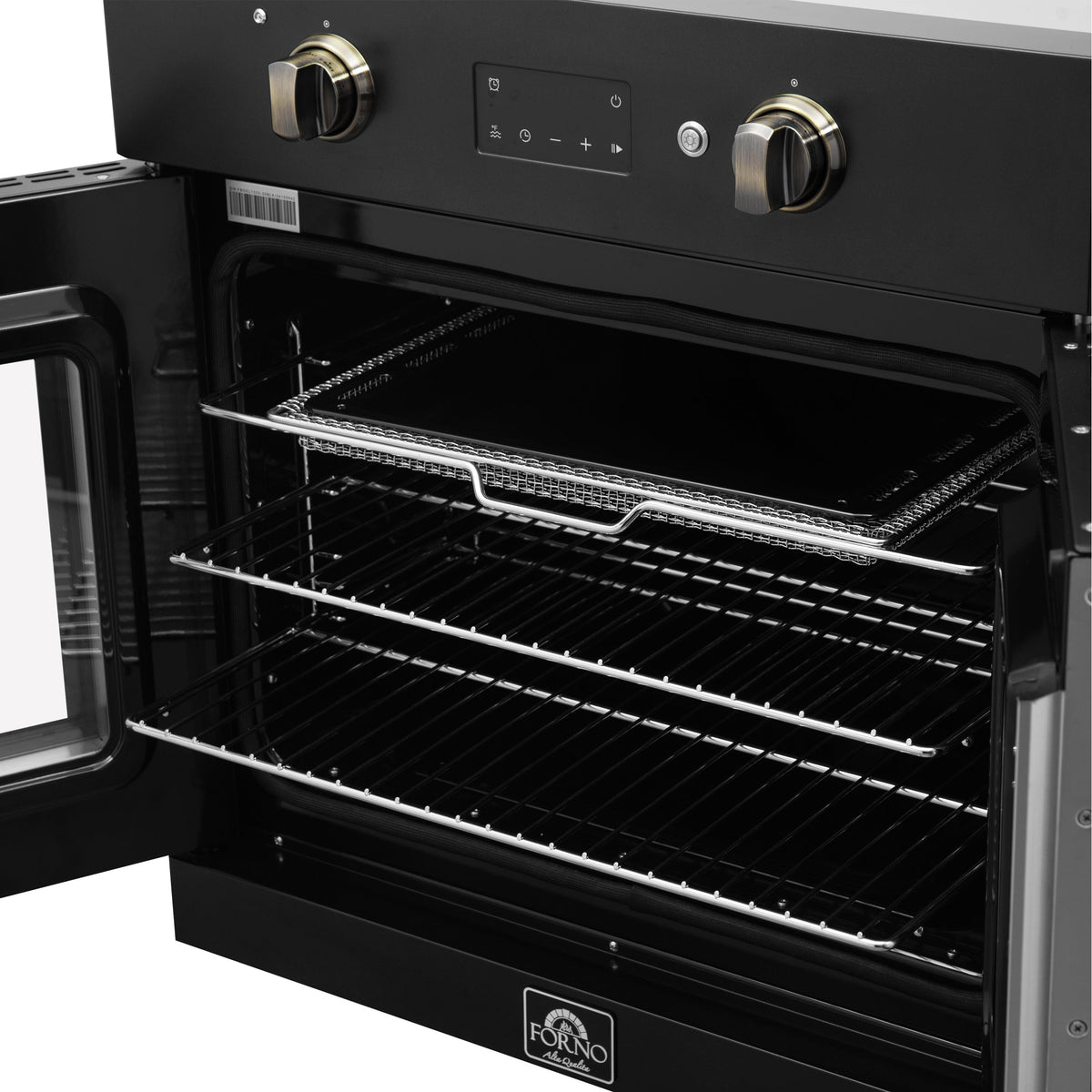 Forno Kitchen Appliance Package FBDL-025-03CAUS – Stainless Steel – Wall Oven FBOEL1333 30BLK V1 8 Oven Racks 2025 02 14