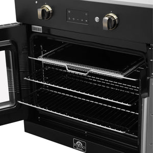 Forno Kitchen Appliance Package FBDL-025-03CAUS – Stainless Steel – Wall Oven FBOEL1333 30BLK V1 8 Oven Racks 2025 02 14