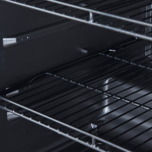 Forno Gemello 48-Inch Wine & Beverage Cooler FWCDR6699-48 – Black – Wine Cooler FWCDR6665 24BLK FWCDR6699 48BLK V1 5 Shelf Close Up 16 04 2025