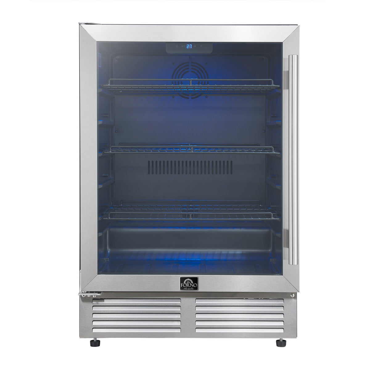 Forno Frescolino 24-Inch Wine & Beverage Cooler FWCDR6665-24 – Stainless Steel – Wine Cooler FWCDR6665 24S V1 1 Front Main Picture 16 04 2025