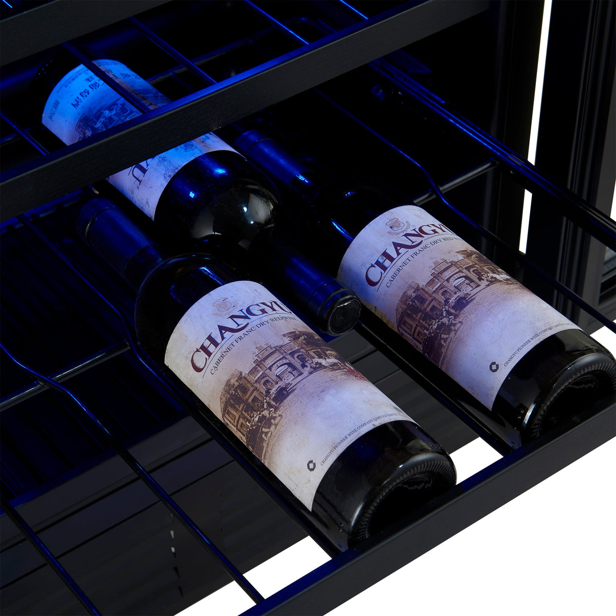 Forno Gemello 48-Inch Wine & Beverage Cooler FWCDR6699-48 – Black – Wine cooler FWCDR6634 24BLK FWCDR6699 48BLK Racks 2025 26 05
