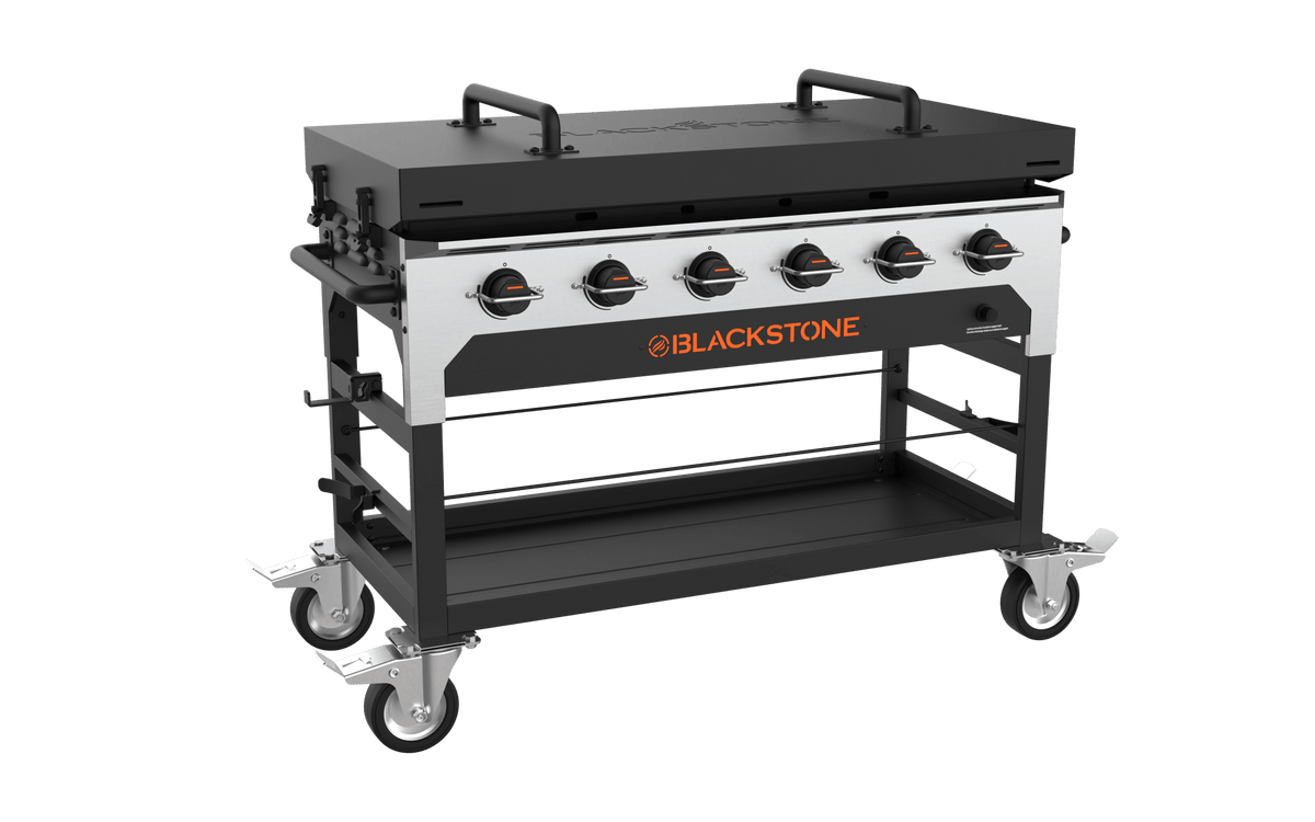 Blackstone 48-Inch Catering Griddle — catering griddle and cart