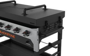 Blackstone 48-Inch Catering Griddle — control guard and hard cover detail