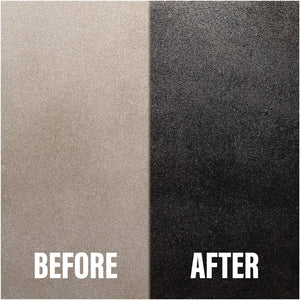 Blackstone Griddle Seasoning and Cast Iron Conditioner — seasoned surface comparison