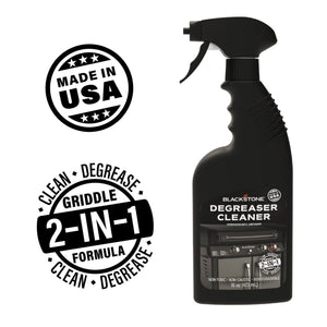Blackstone Spray Degreaser Cleaner — two-in-one cleaner label details