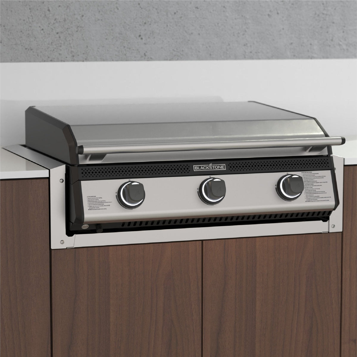 Blackstone 28-Inch XL Drop-In Griddle Insulating Jacket and Trim Kit — jacket shown installed with griddle sold separately