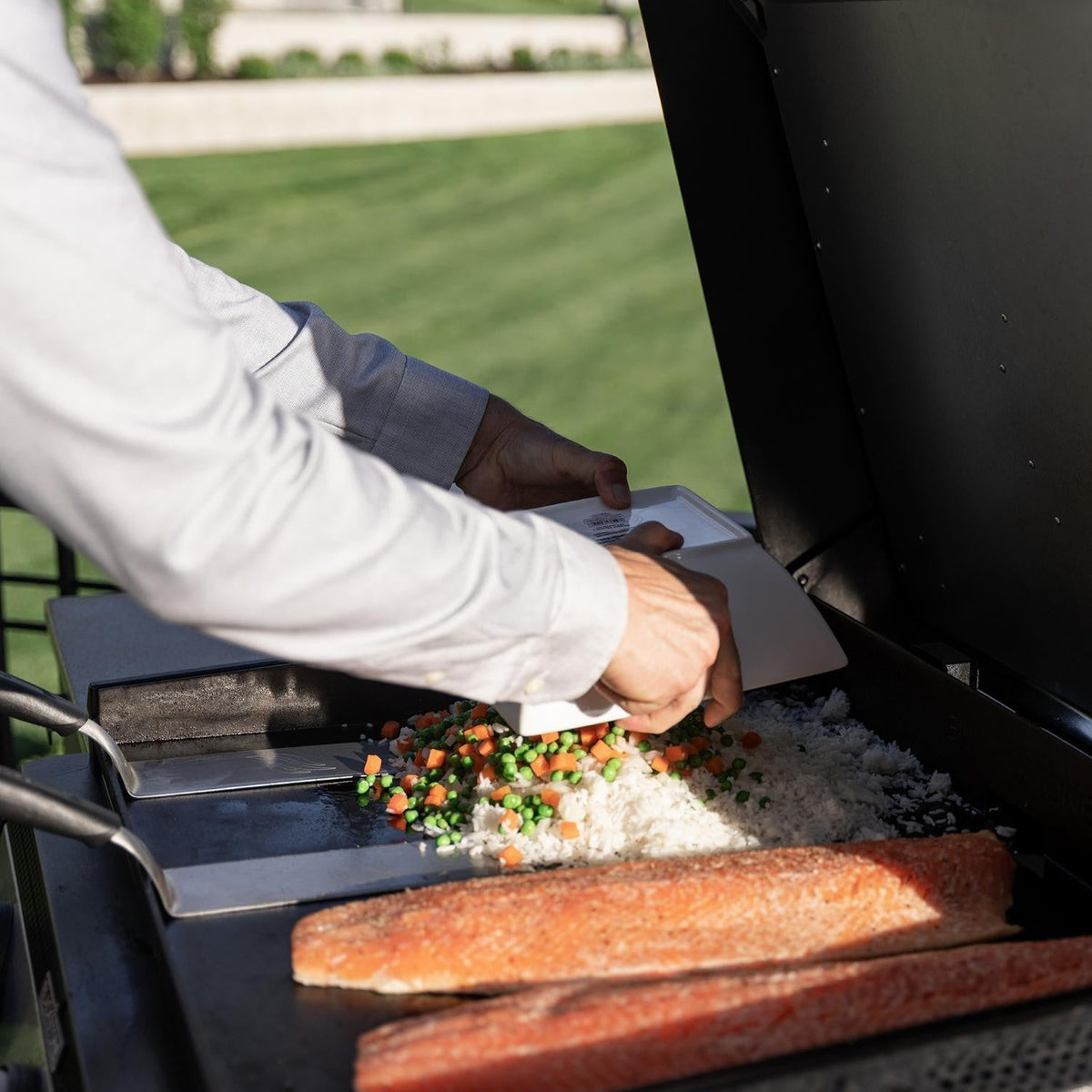 Blackstone 28-Inch XL Built-In Griddle — outdoor griddle cooking