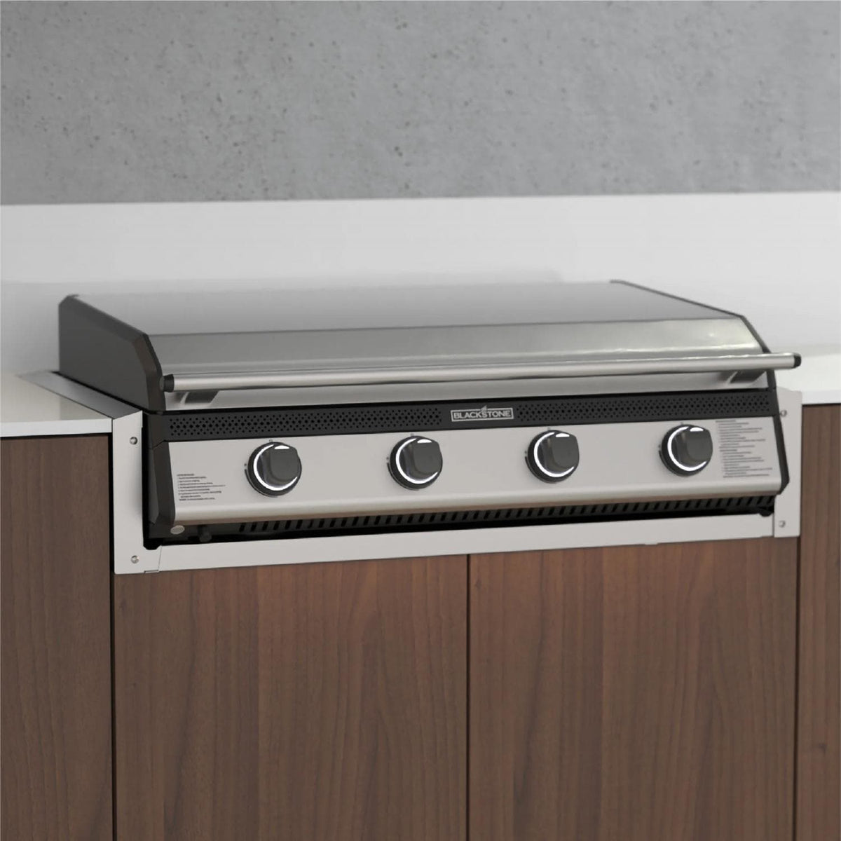 Blackstone 36-Inch Drop-In Griddle Insulating Jacket and Trim Kit — jacket shown installed with griddle sold separately