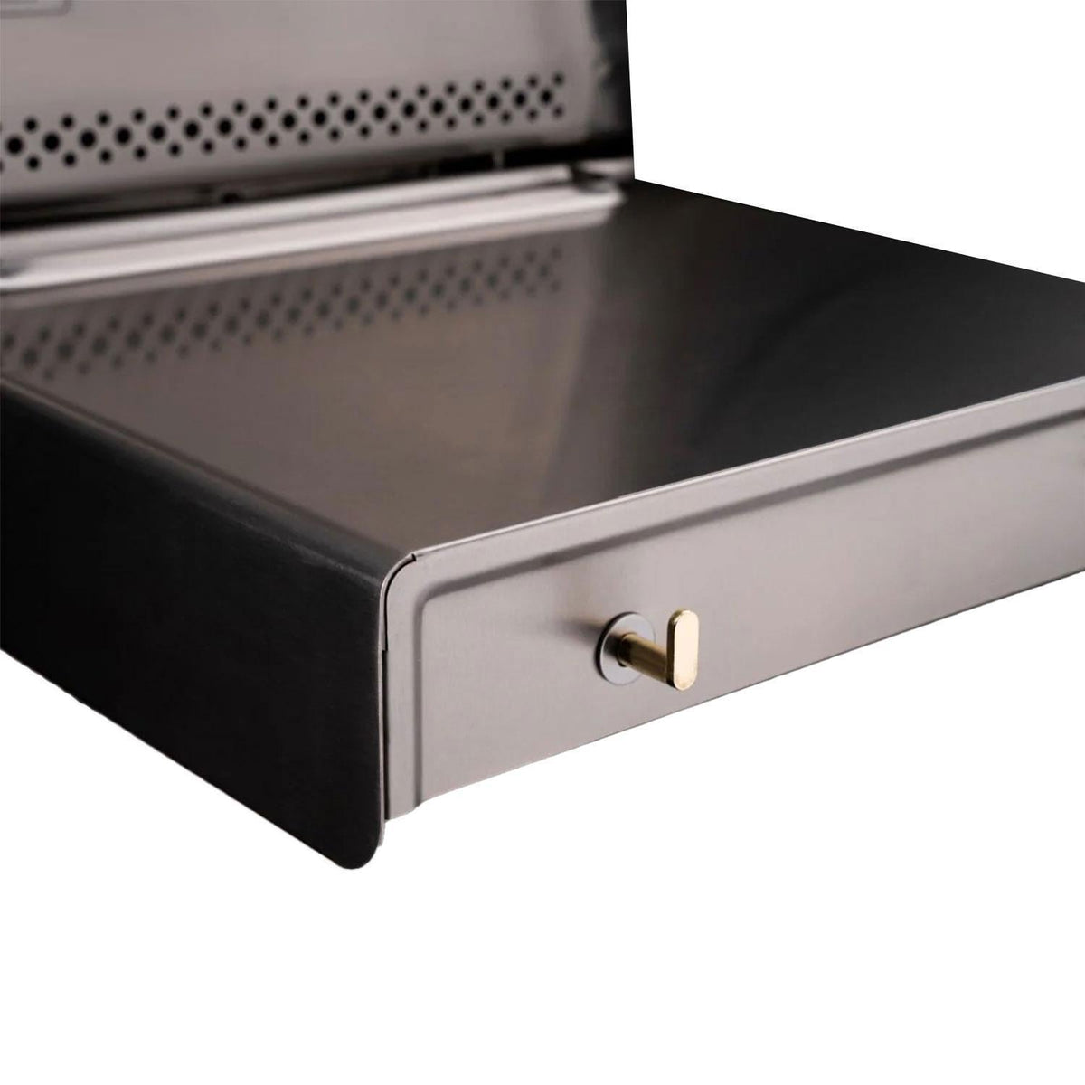 Blackstone Select Pizza Oven with Mobile Cart — cabinet drawer close-up