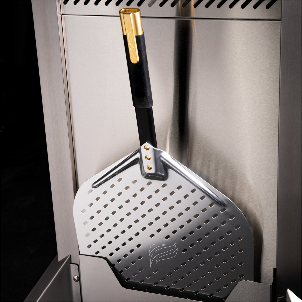 Blackstone Select Pizza Oven with Mobile Cart — included pizza peel and holster
