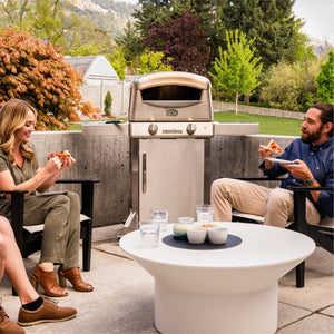 Blackstone Select Pizza Oven with Mobile Cart — outdoor entertaining beside the oven