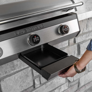 Blackstone 30-Inch Electric Drop-In Griddle — front-access grease drawer