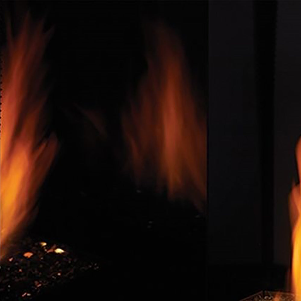 Monessen Artisan 42 Black Magic Glass Panels
