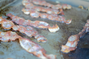 Bacon On the KoKoMo Grills BBQ Griddle Insert