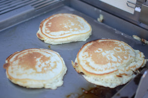 Pancakes On the KoKoMo Grills BBQ Griddle Insert