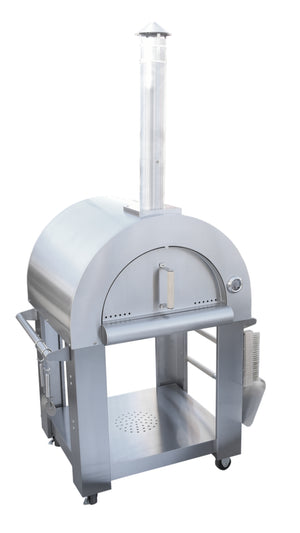 Kokomo 32-Inch Wood-Fired Pizza Oven with Cart