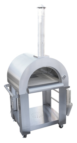 Kokomo 32-Inch Wood-Fired Pizza Oven with Cart