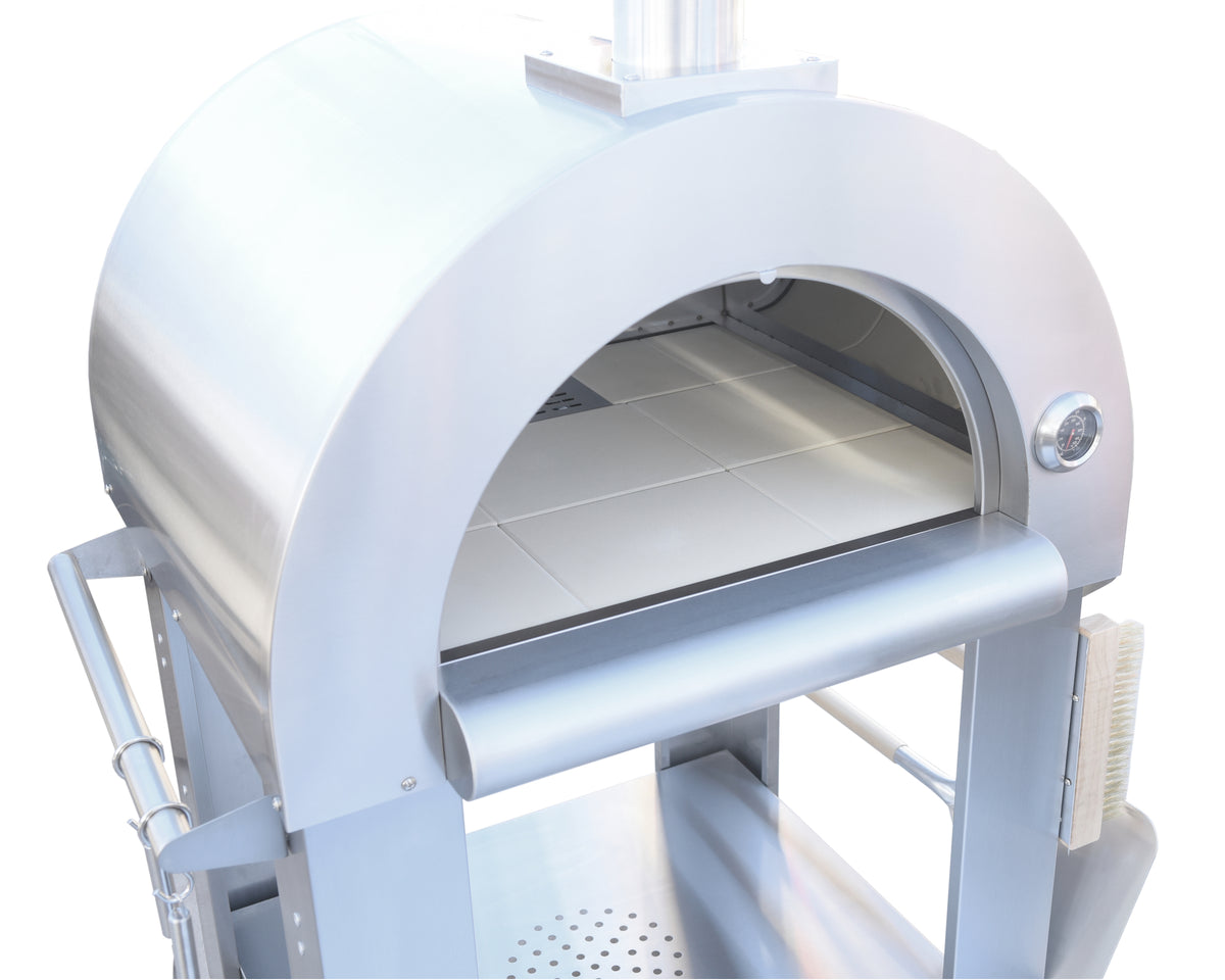 Kokomo 32-Inch Wood-Fired Pizza Oven with Cart