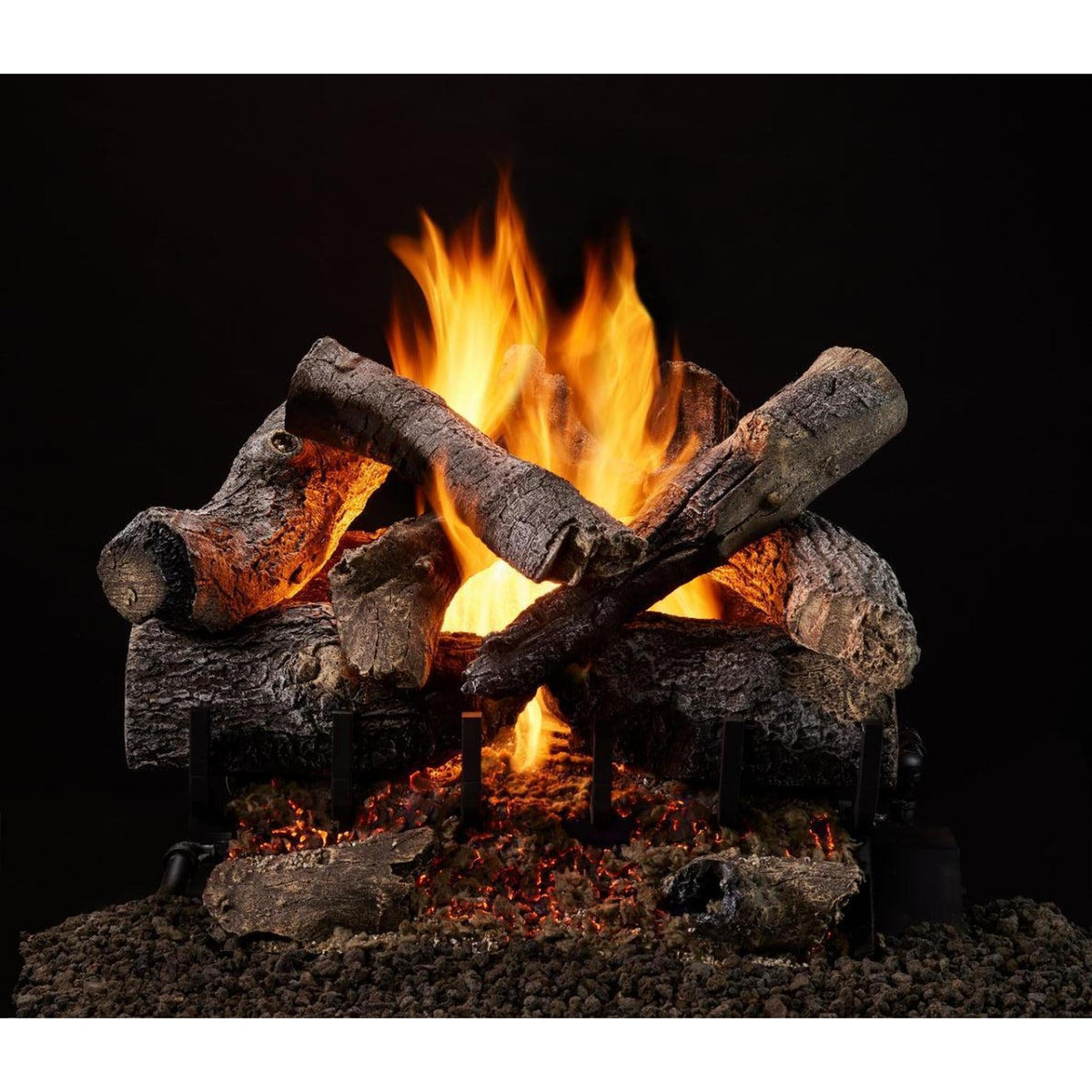 Majestic Grand Oak Two-Tier Vented Log Sets — representative product style or finish