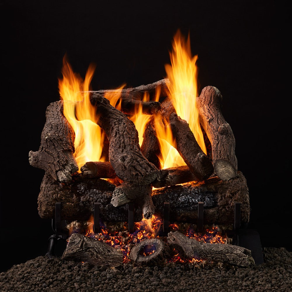 Majestic Heritage Oak Three-Tier Vented Log Sets — representative product style or finish