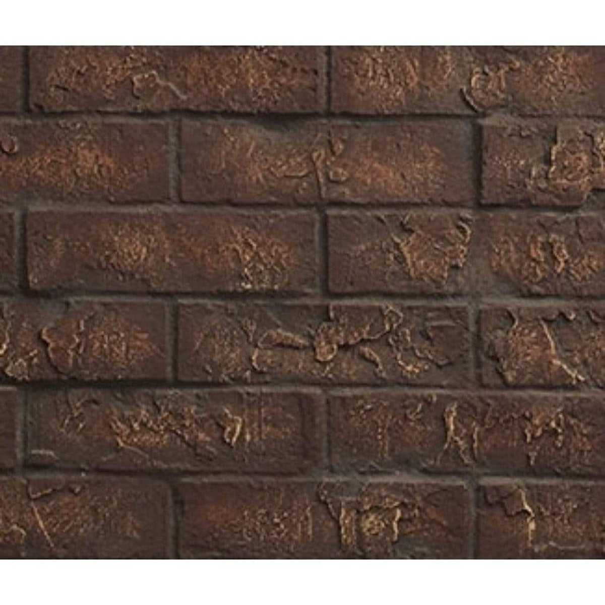 Majestic fireplace interior panel — representative brick or glass finish sample