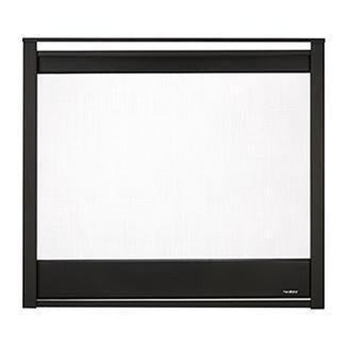Majestic Corner Fireplace Black End Panel — representative product style or finish