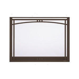 Majestic Manor fireplace front — representative style; size varies