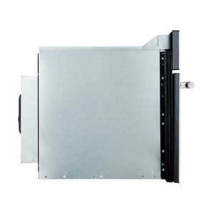 Forno Kitchen Appliance Package FBDL-025-02CAUS – Stainless Steel – microwaves FMWDR3093 30WHT V1 left side SS Handle