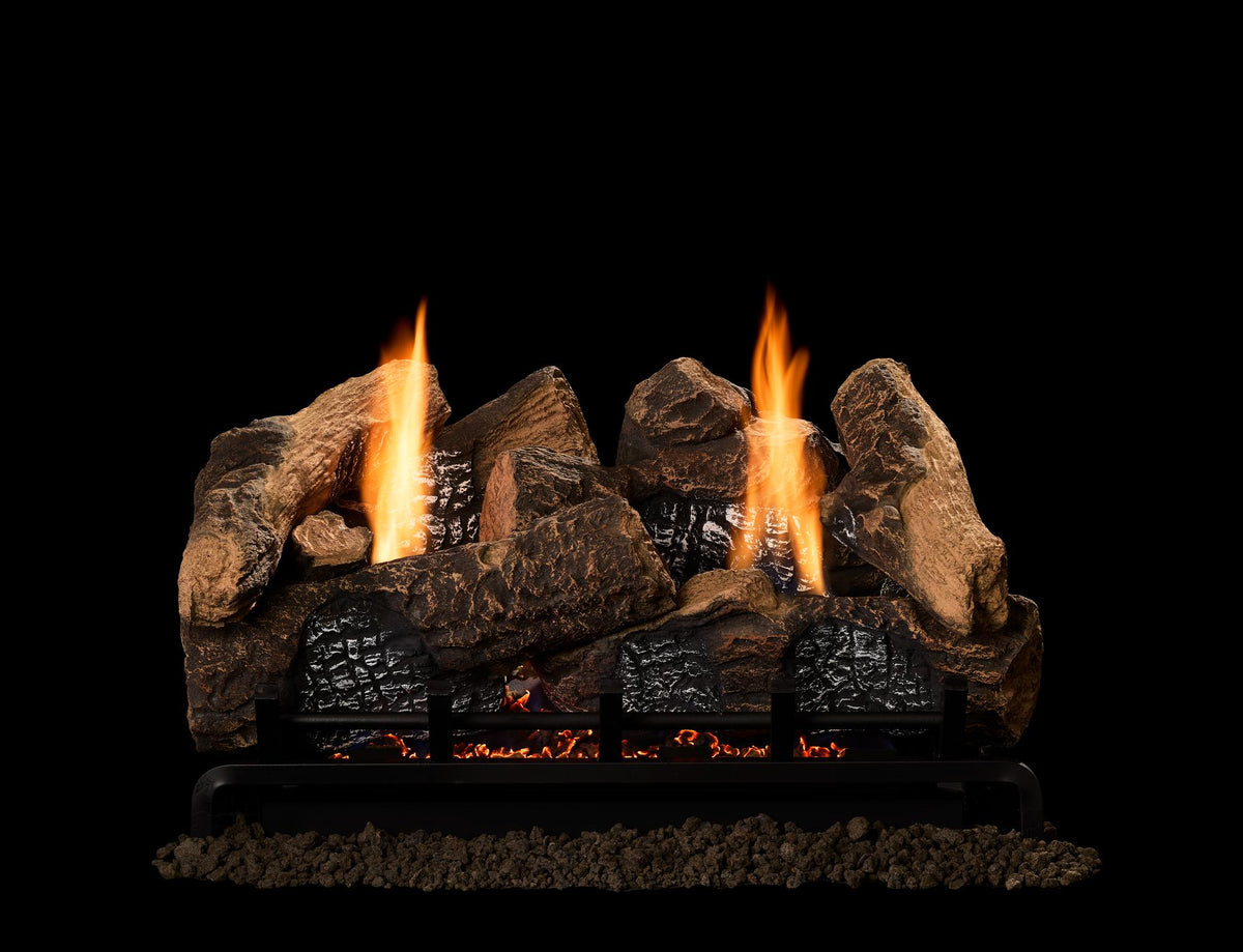 Monessen Berkley Oak Ceramic Fiber Gas Logs