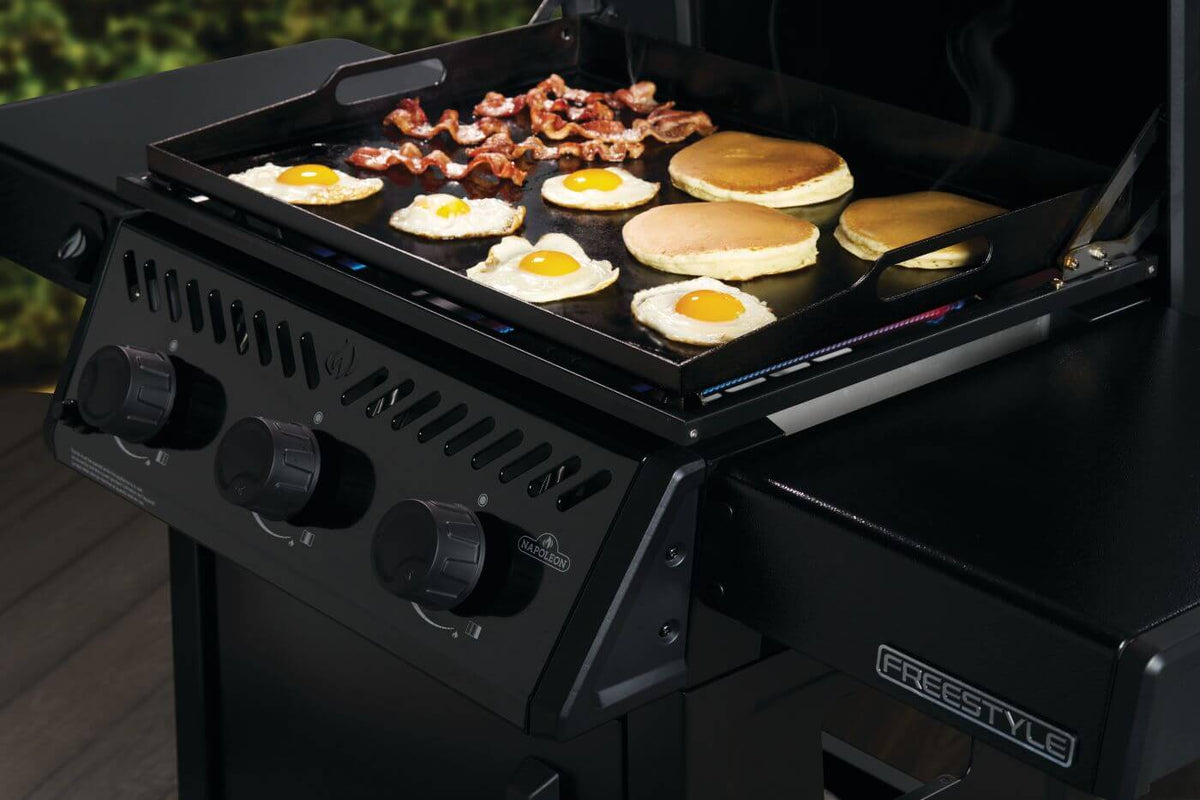 Napoleon Freestyle 24 gas griddle — Breakfast on the cooktop